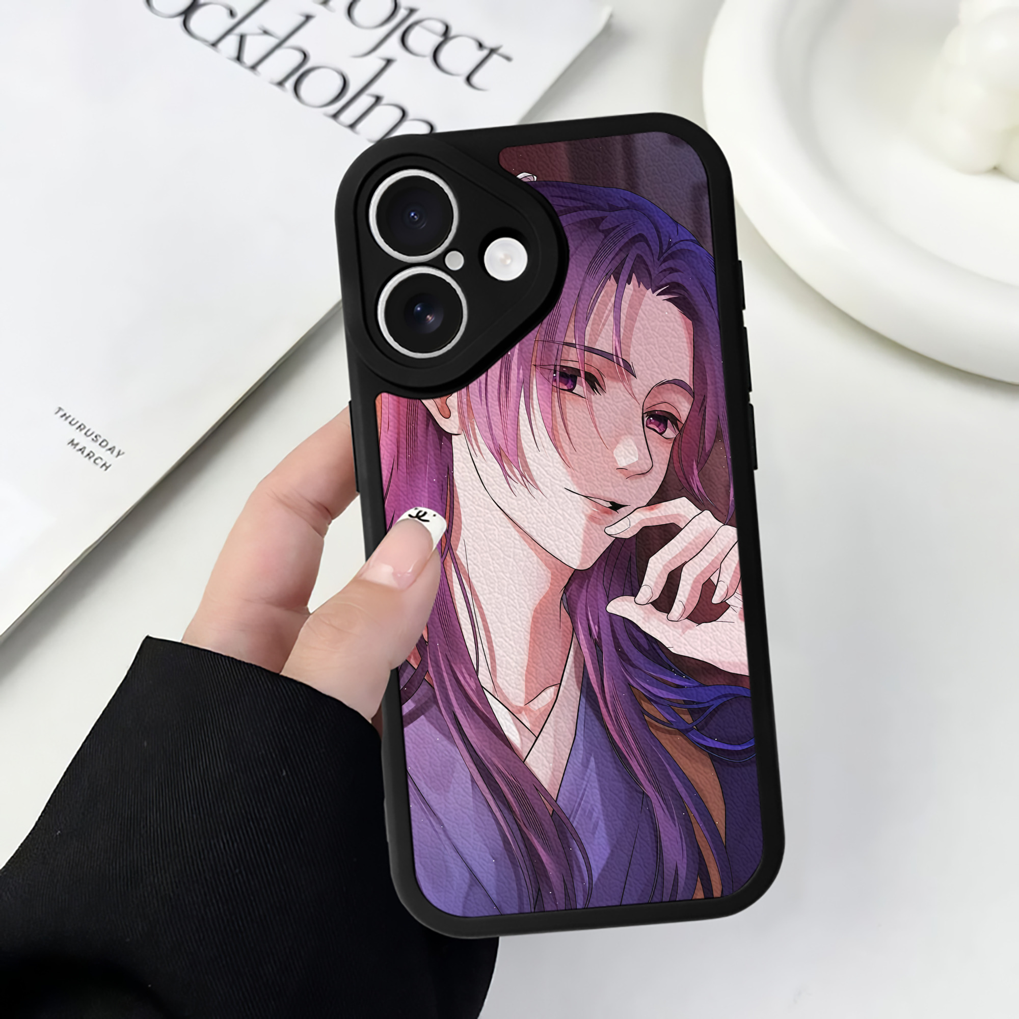 薬屋のひとりごと The Apothecary Diaries 【iPhone 16シリーズ対応】シリコンスマホケース（レザー調） 材質：シリコン